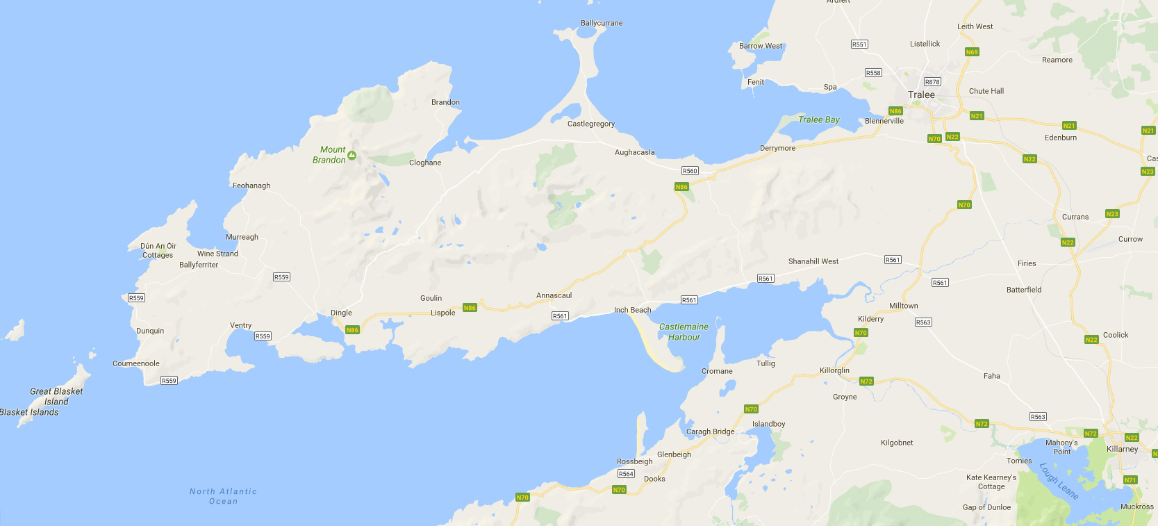 map of dingle